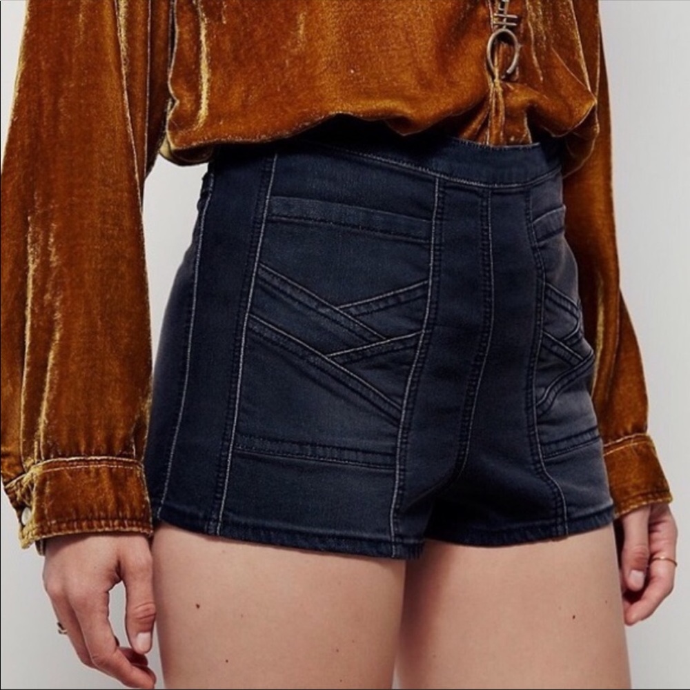 Free People Jean Shorts